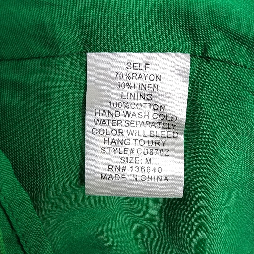 L'ATISTE by Amy dress size medium Color green - Picture 11 of 15